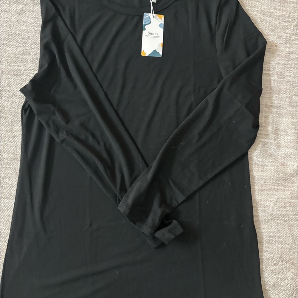 Classic Black Long Sleeve Top